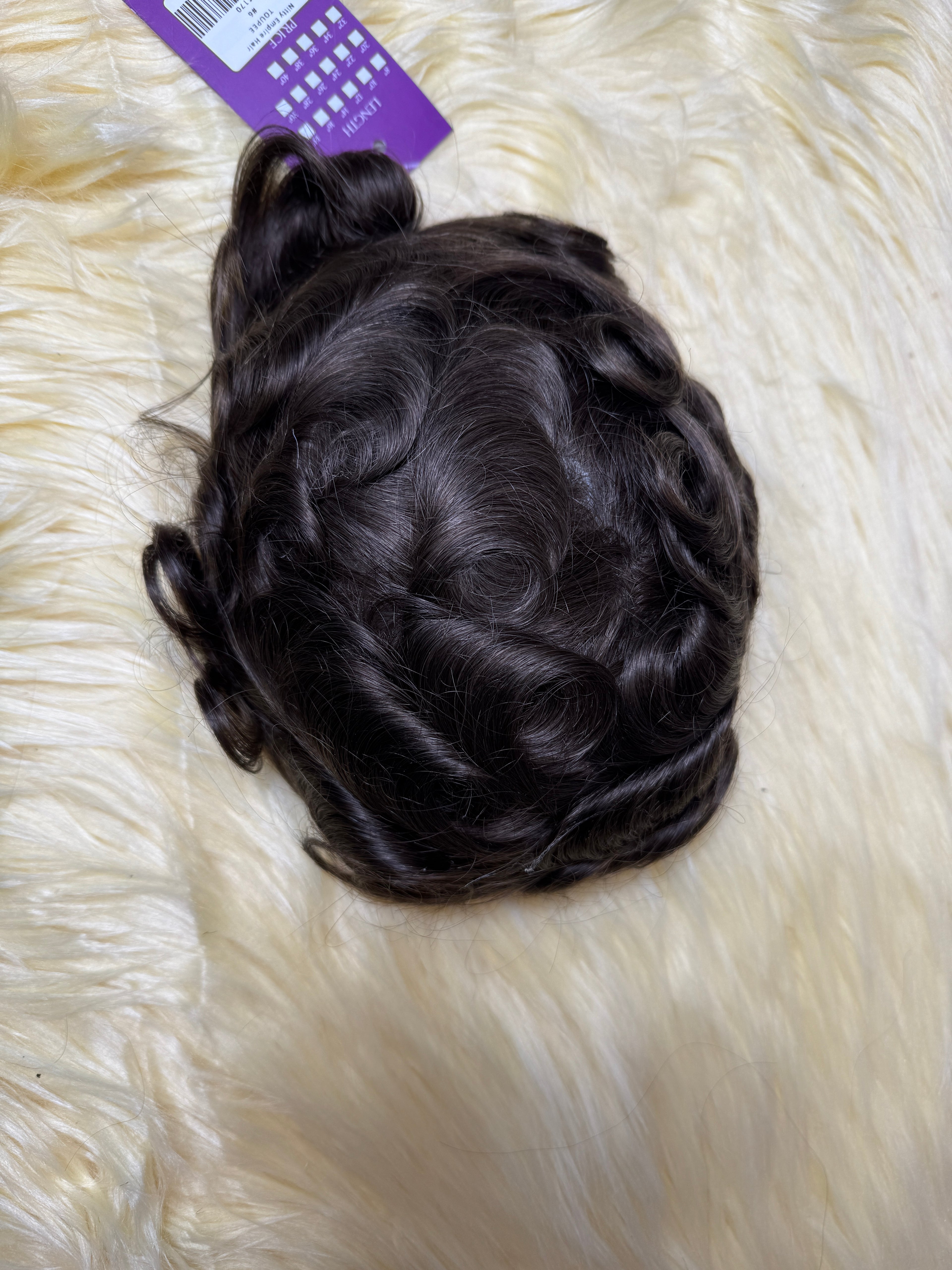Men Toupee 6"