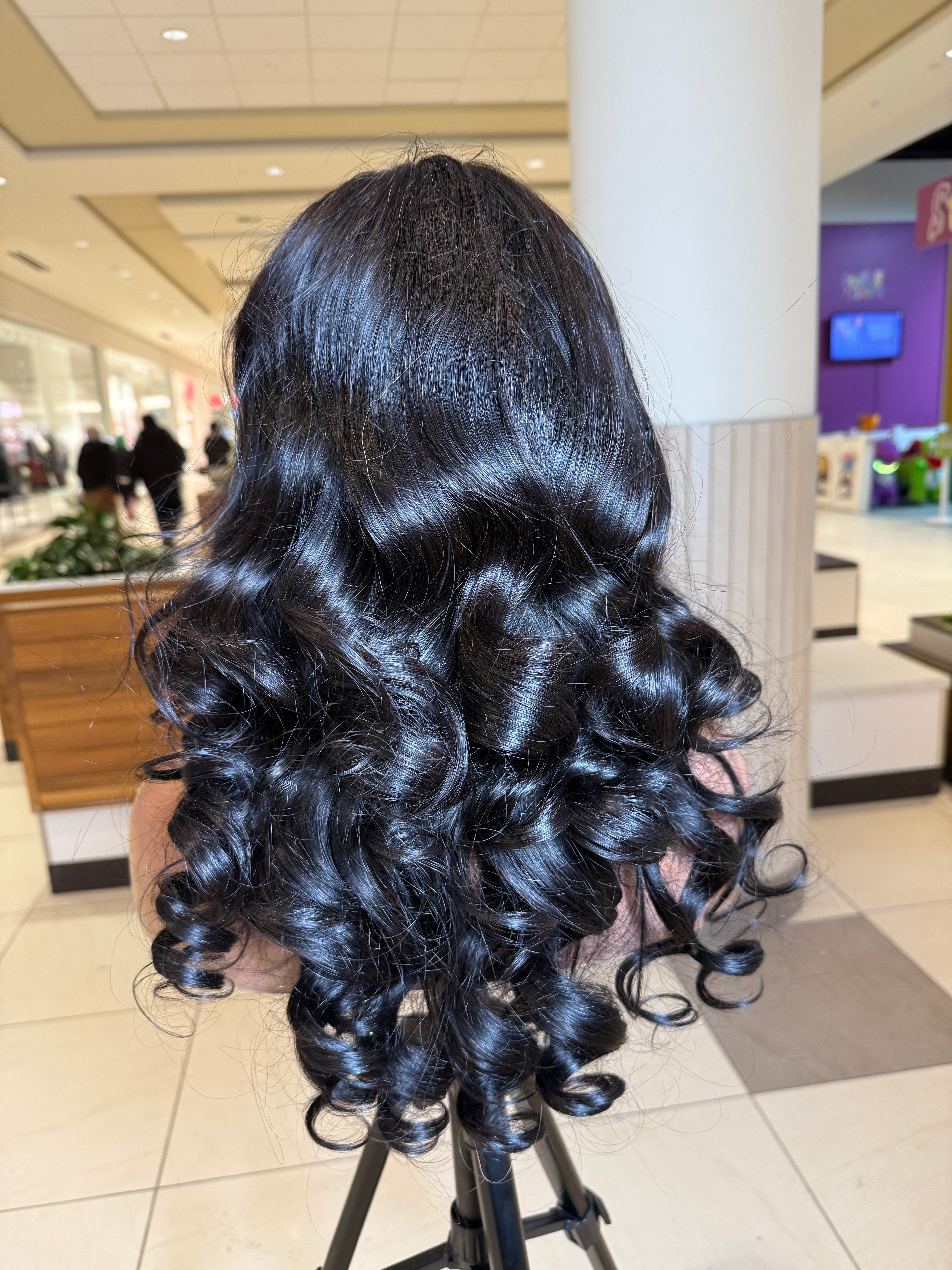 18" Silk Ripple with Bang/Fringe