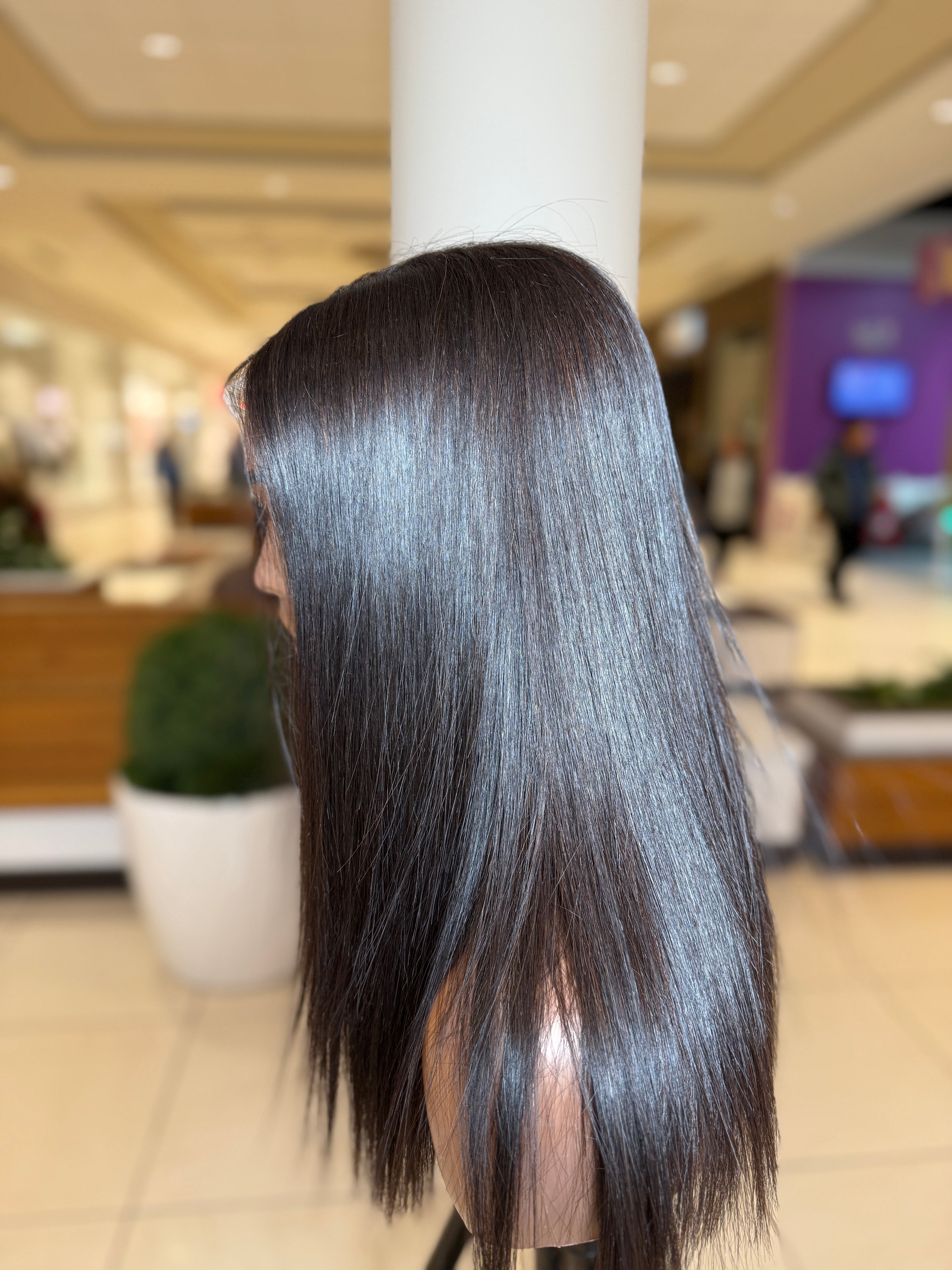 14" Elite straight wig 2x6 Closure