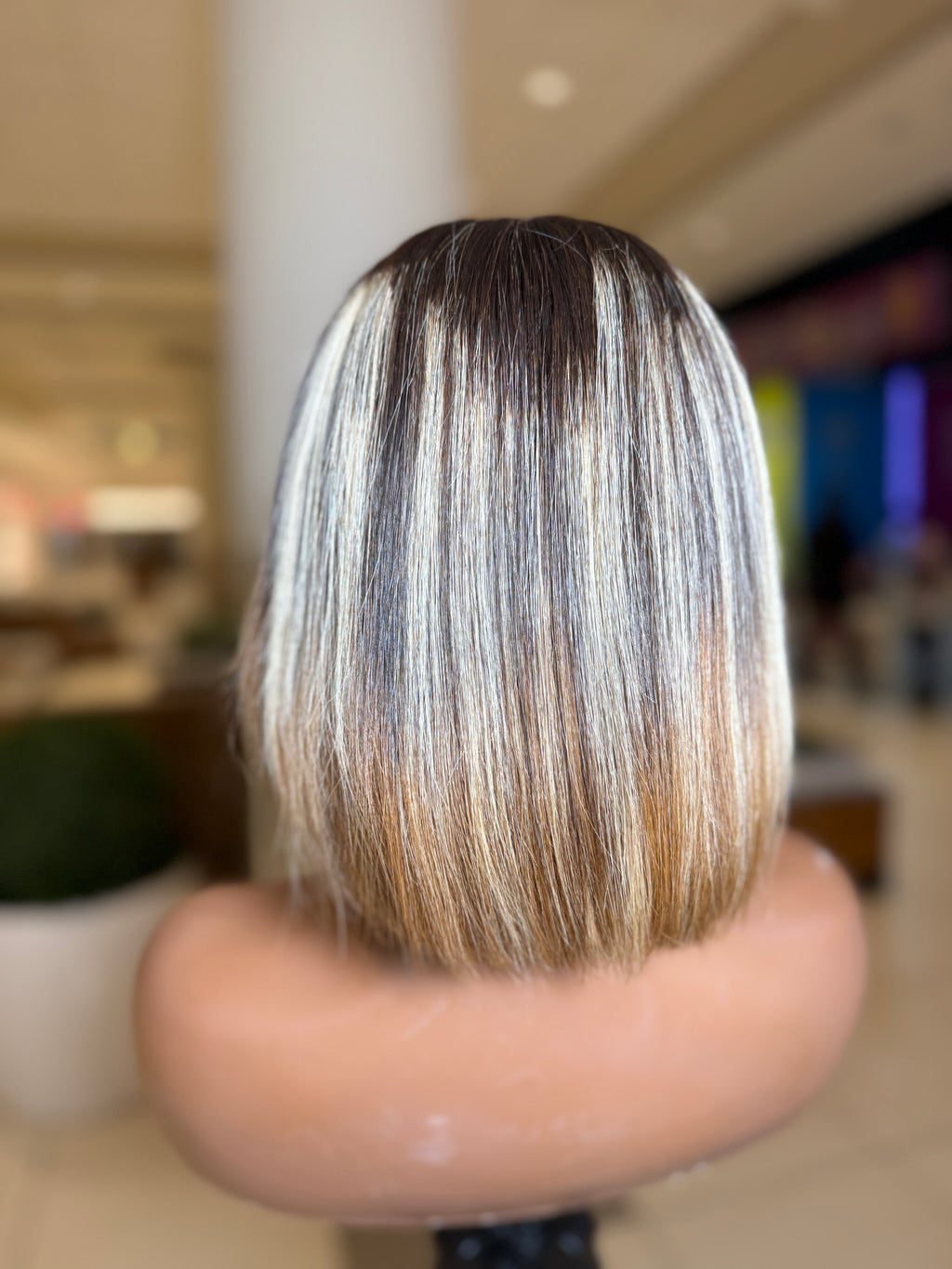 6" Glam Bob wig