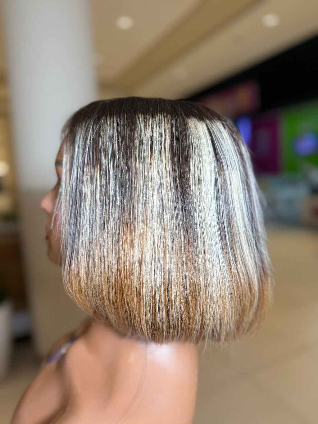 6" Glam Bob wig