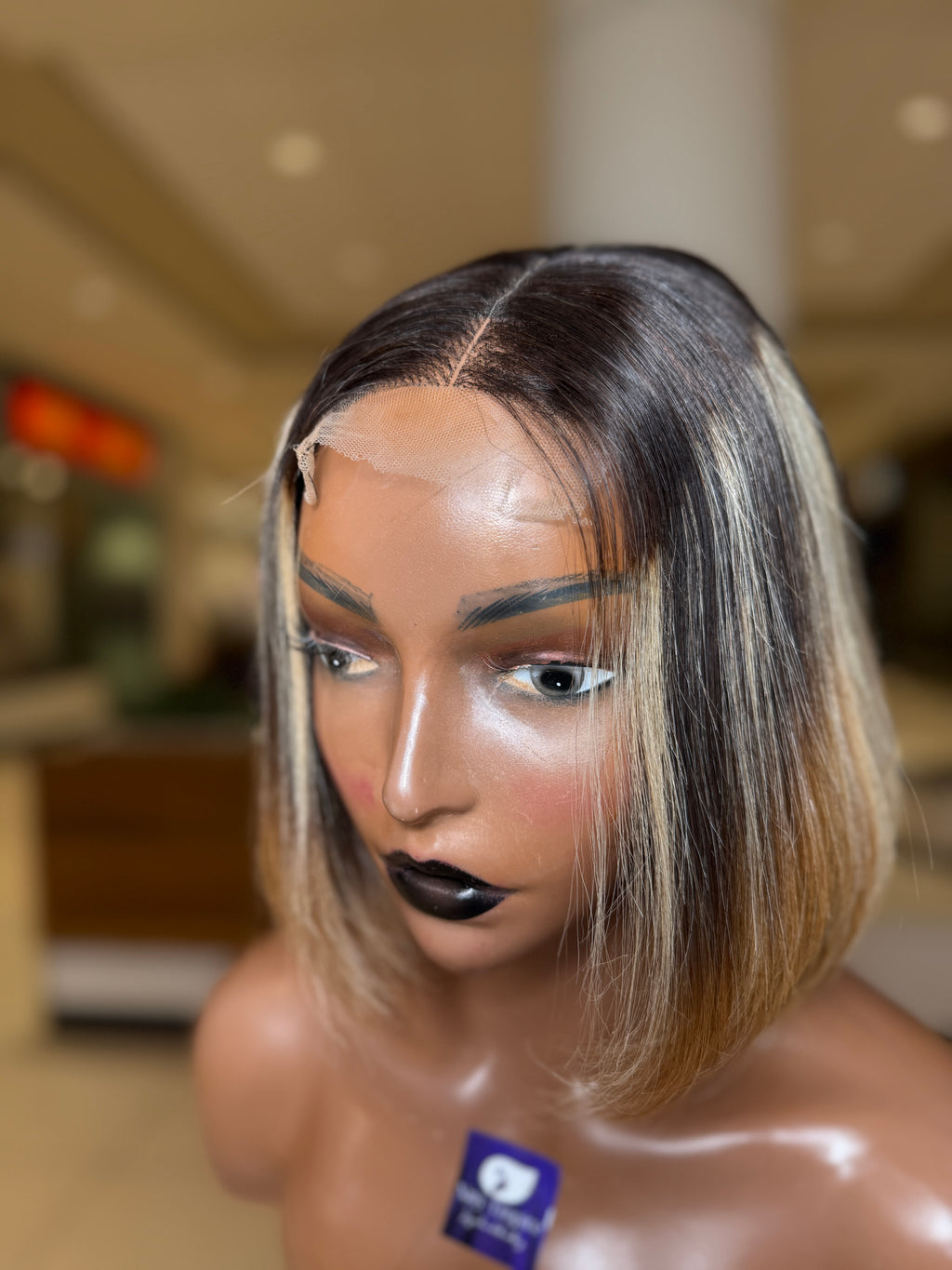 6" Glam Bob wig