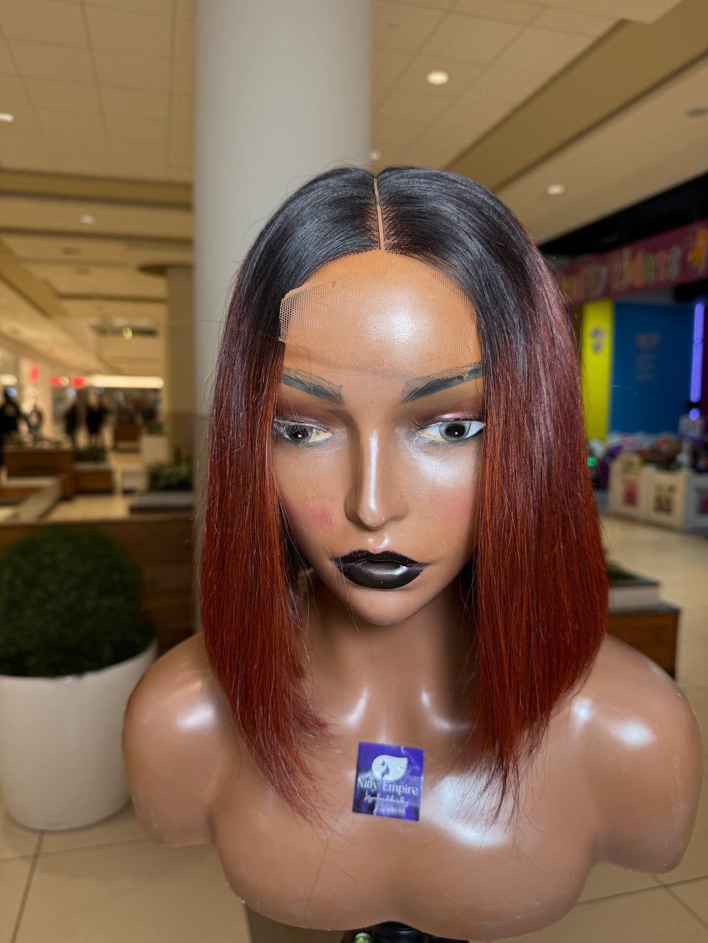 8" Glam Bob wig
