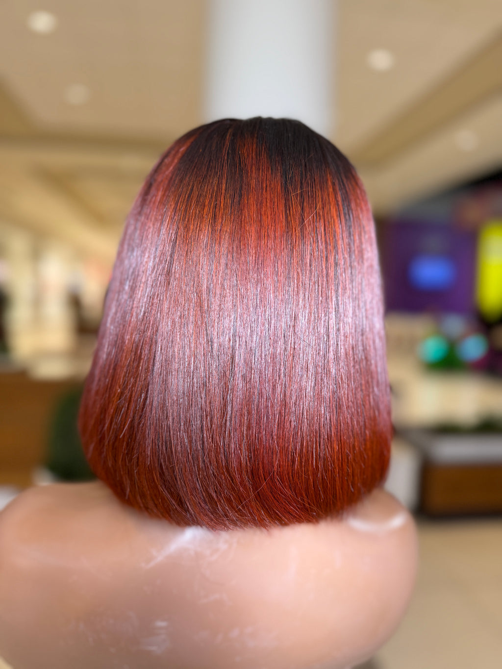8" Glam Bob wig