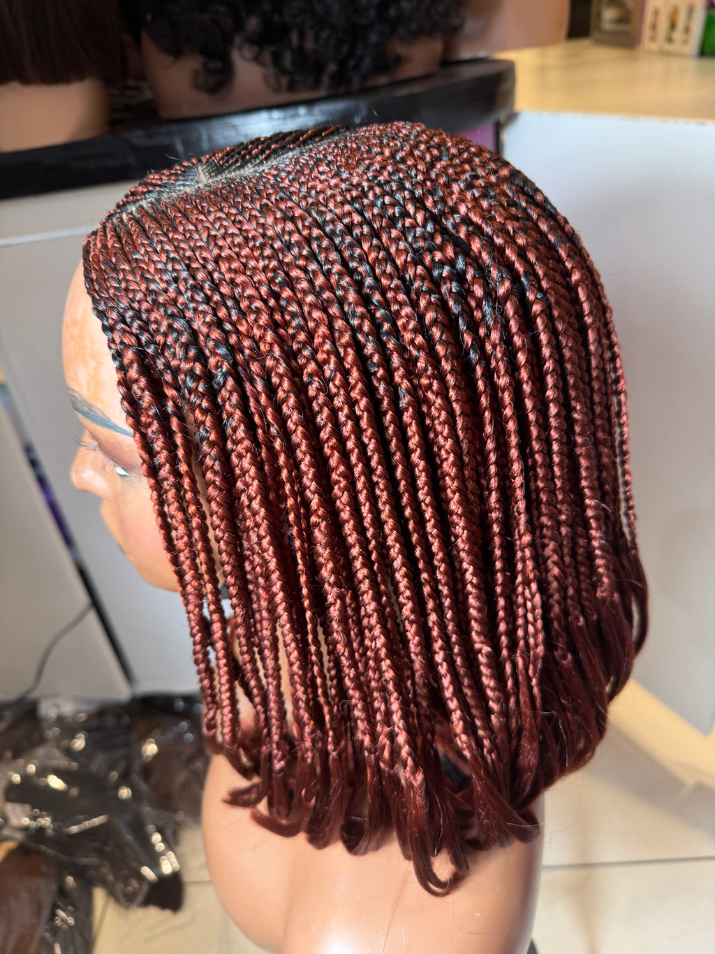 10" Braided Bob Wig