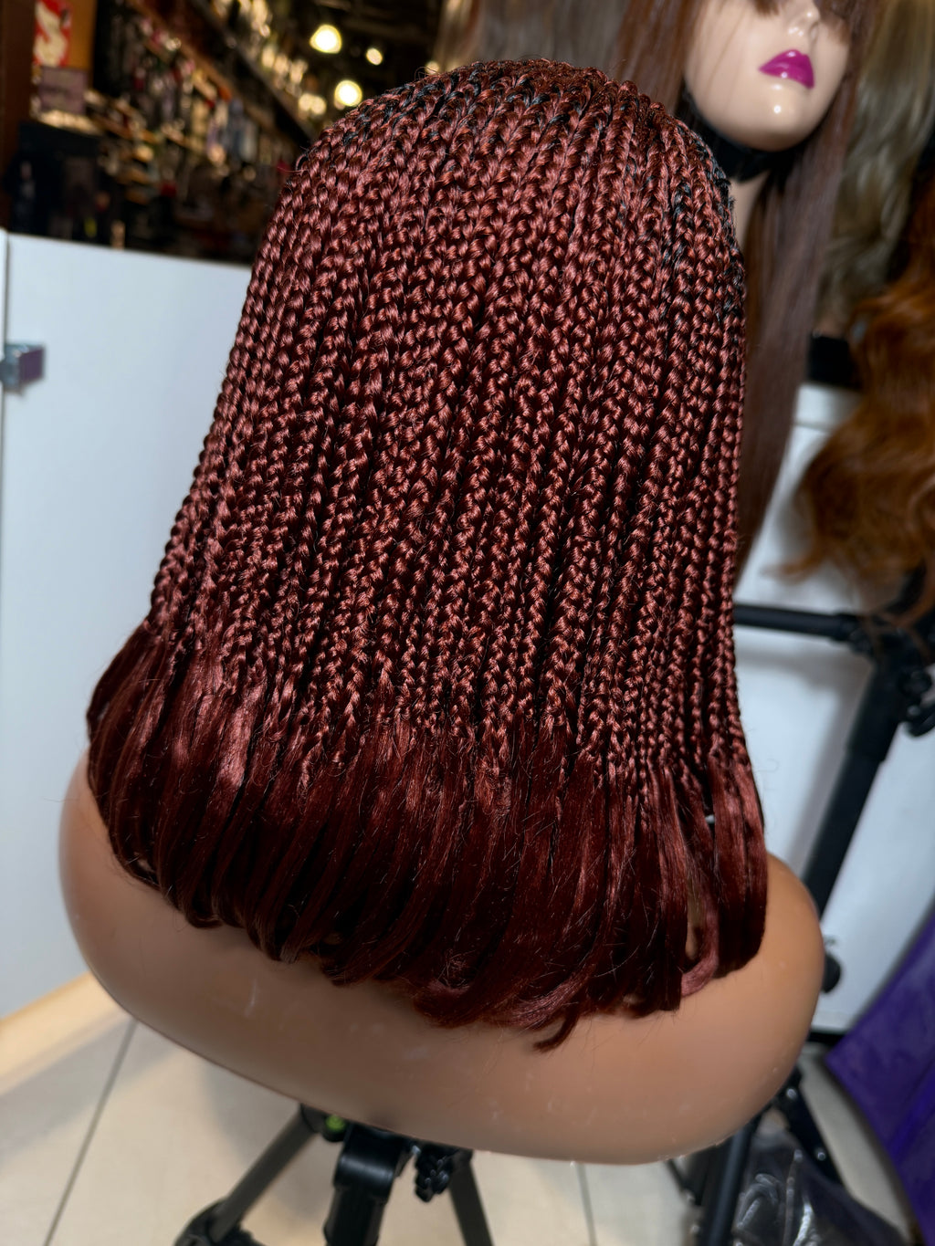 10" Braided Bob Wig