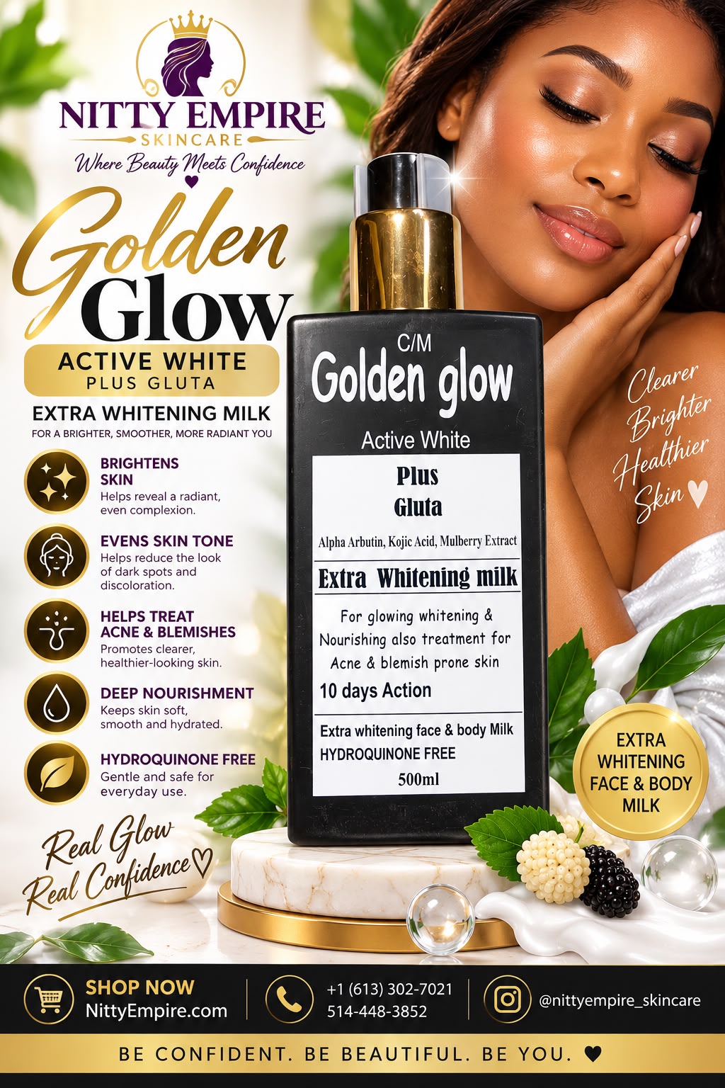 Golden Glow Active White